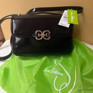 SAM EDELMAN CHRISTY CONVERTIBLE  SHOULDER BAG, BLACK, NWT